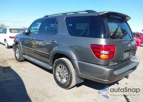 2003 Toyota Sequoia Limited V8 z USA, uszkodzony, nr VIN 5TDBT48A63S181885